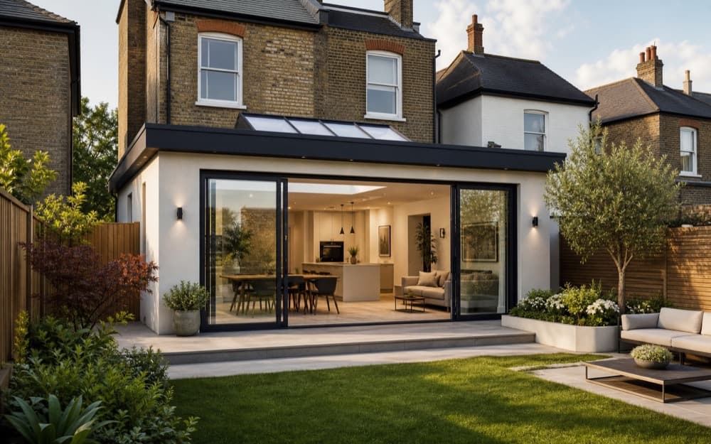 Modern London house extension example