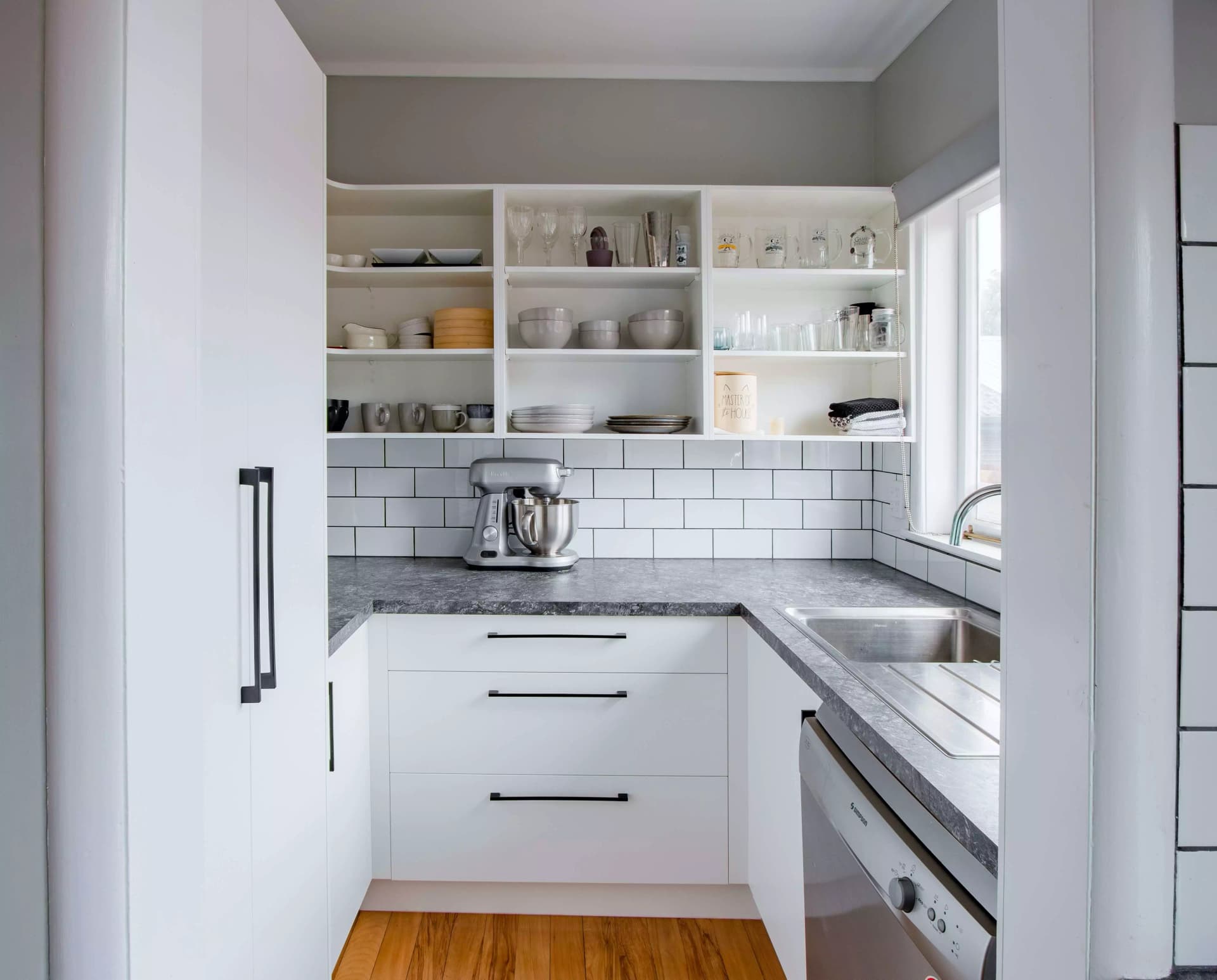 industrial bathroom renovation by better homes studio