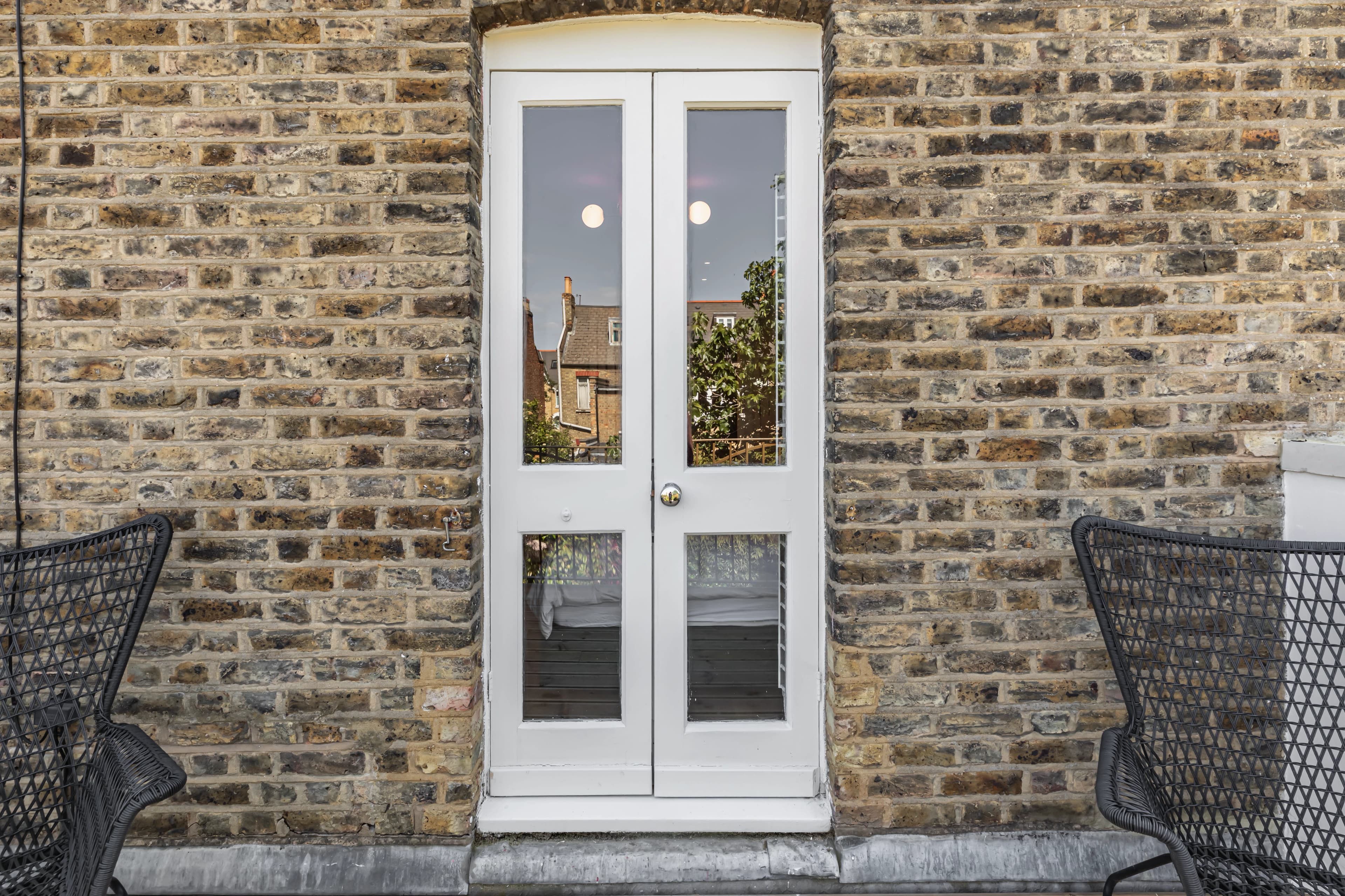 Glazed double doors installed in a London home