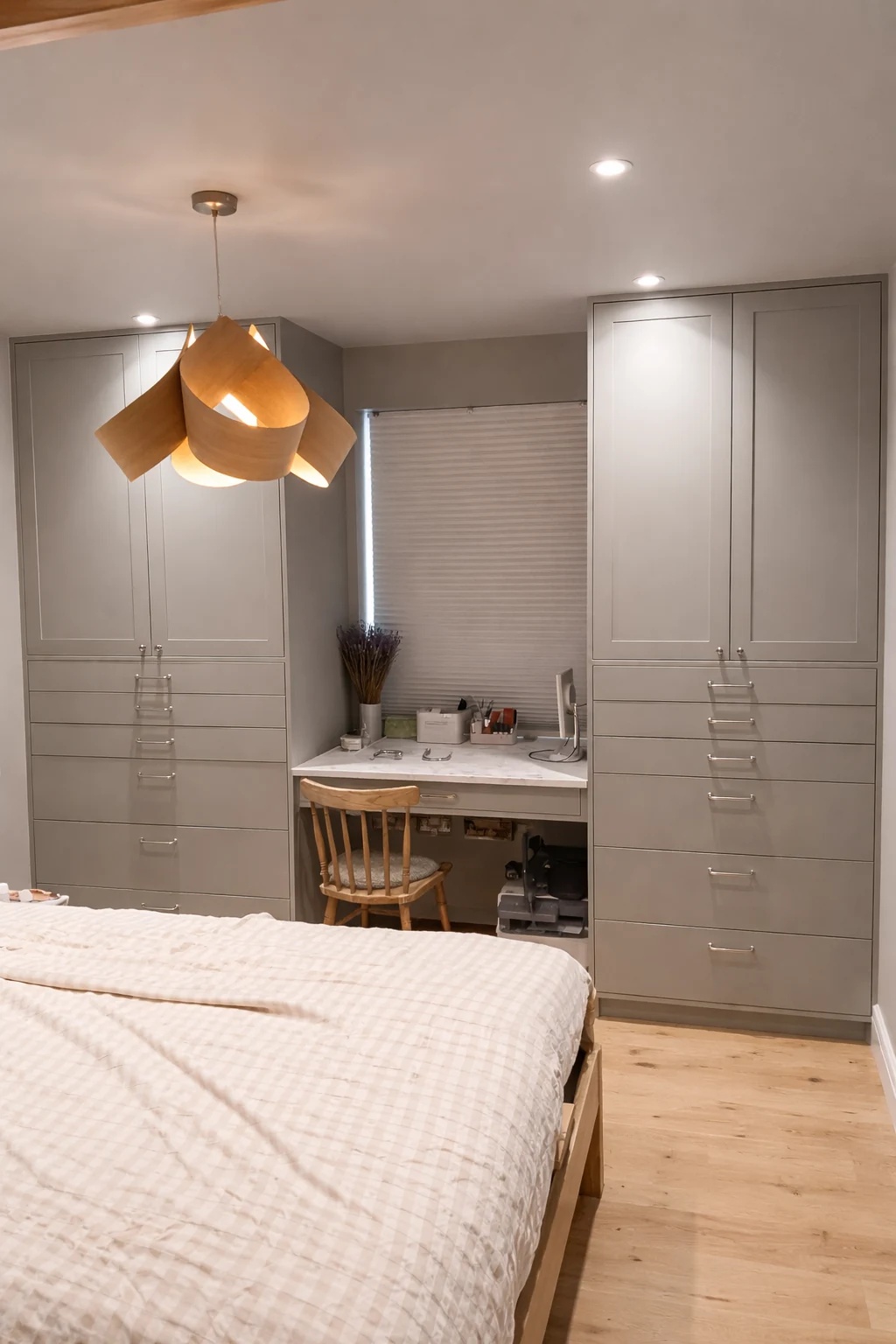 Bedroom with fitted wardrobes