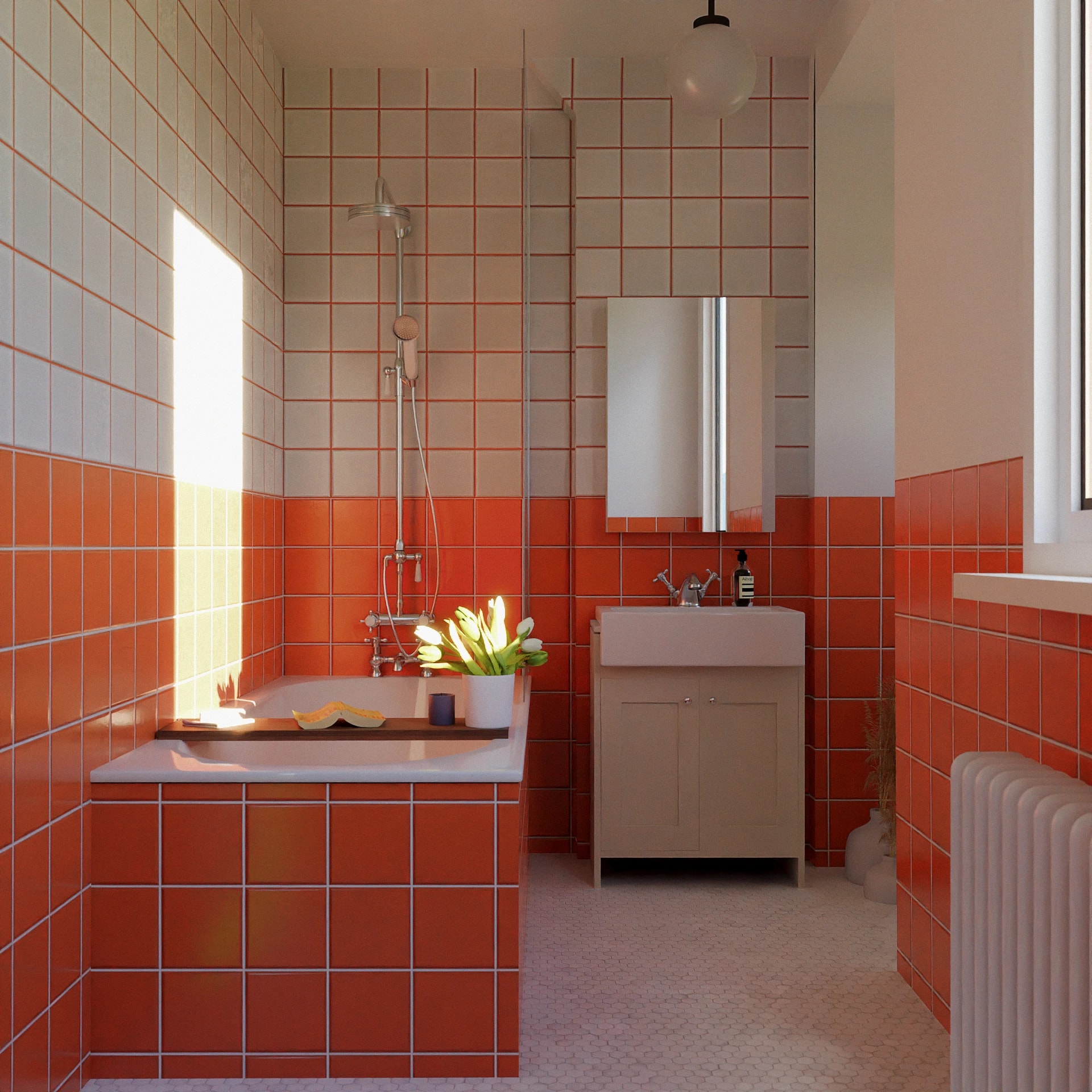 Bathroom design and renovation project in E7