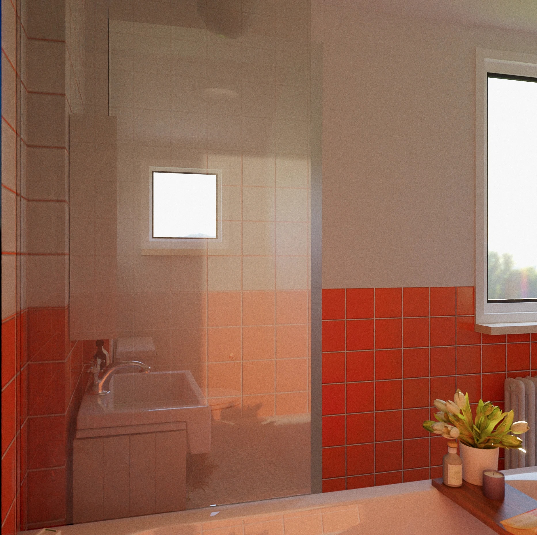 Bathroom Design and Renovation in E7, completed project photograph 2