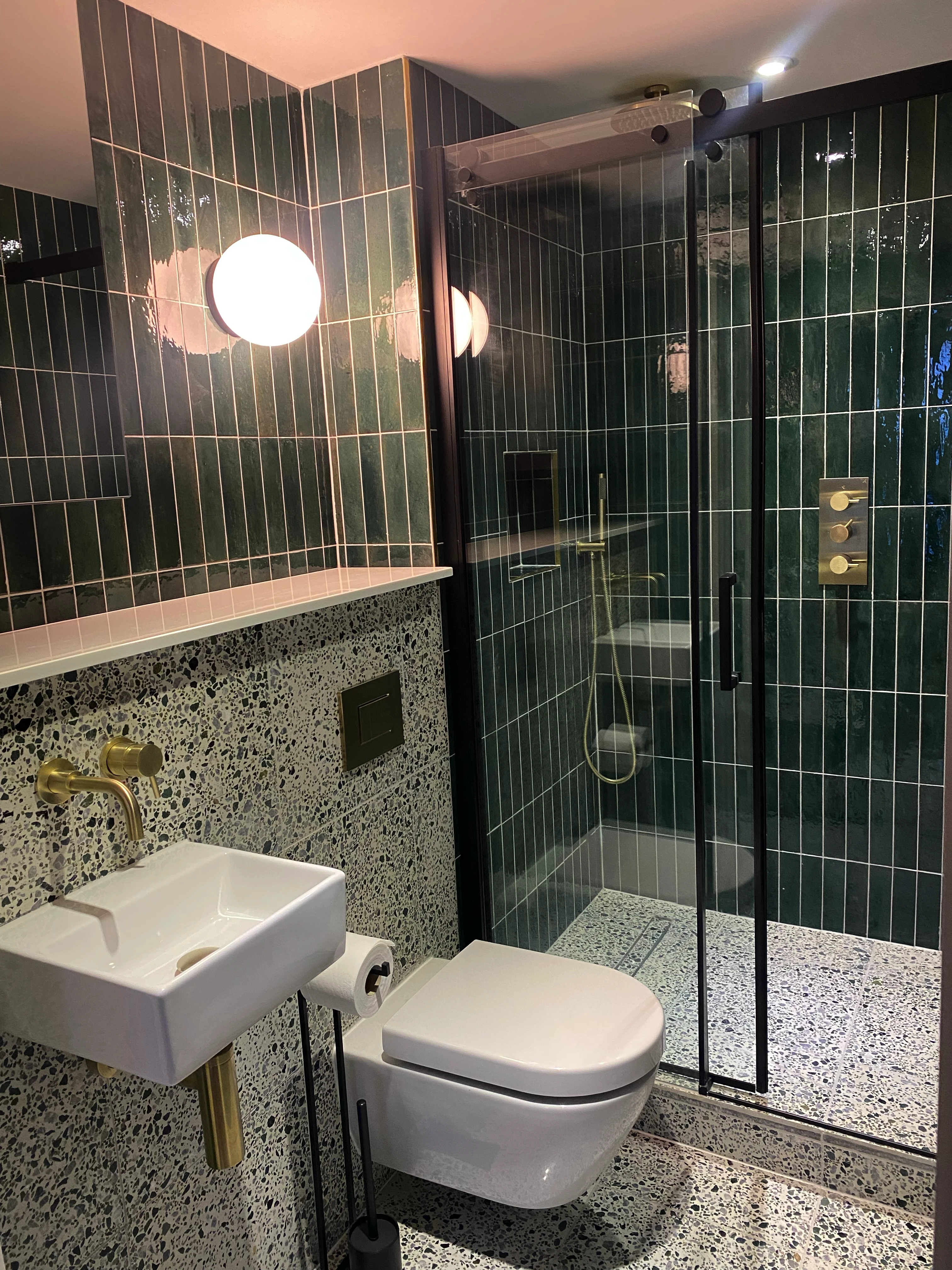 Two Bathroom Renovations in E9, completed project photograph 11