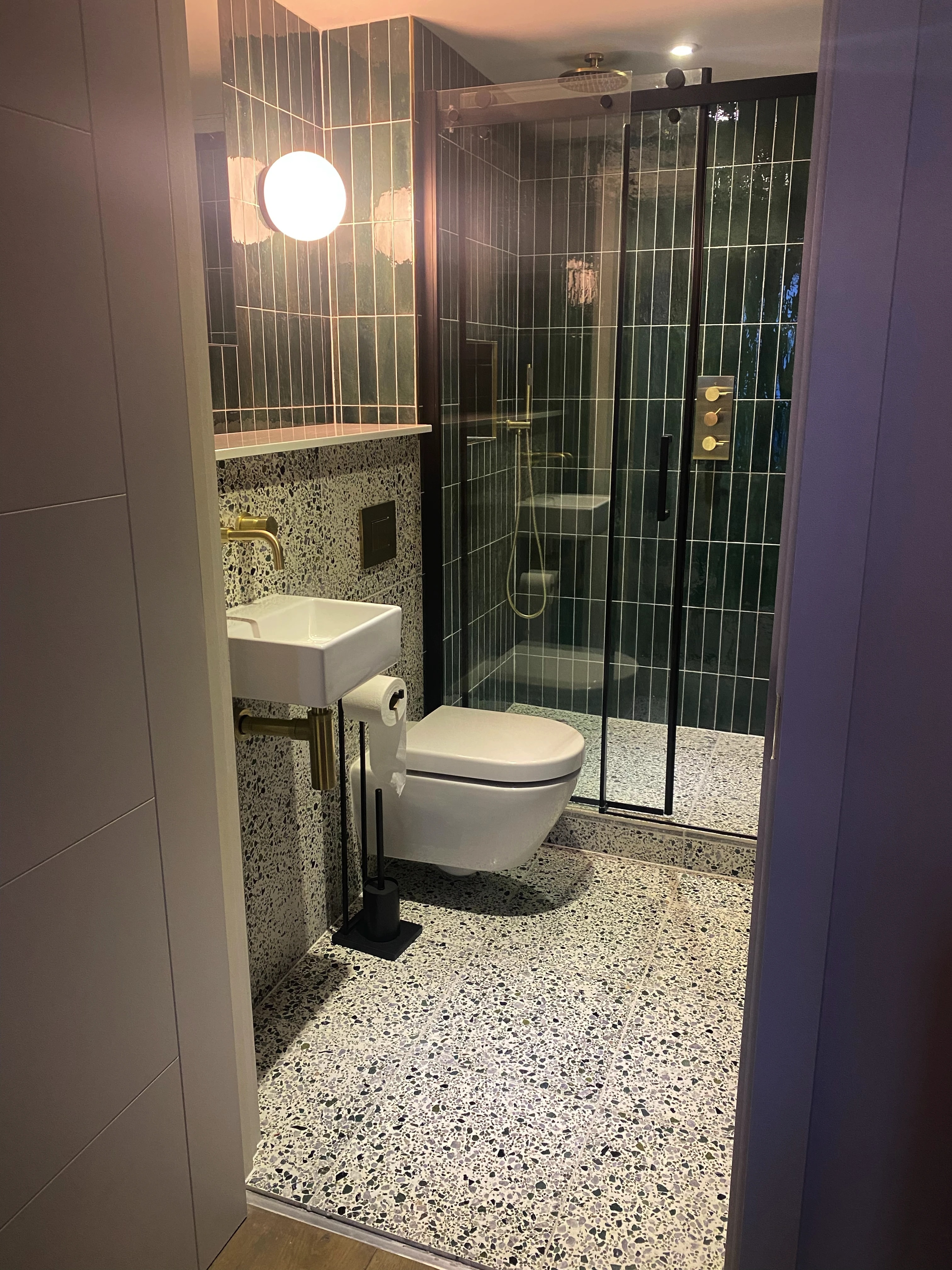 Two Bathroom Renovations in E9, completed project photograph 12