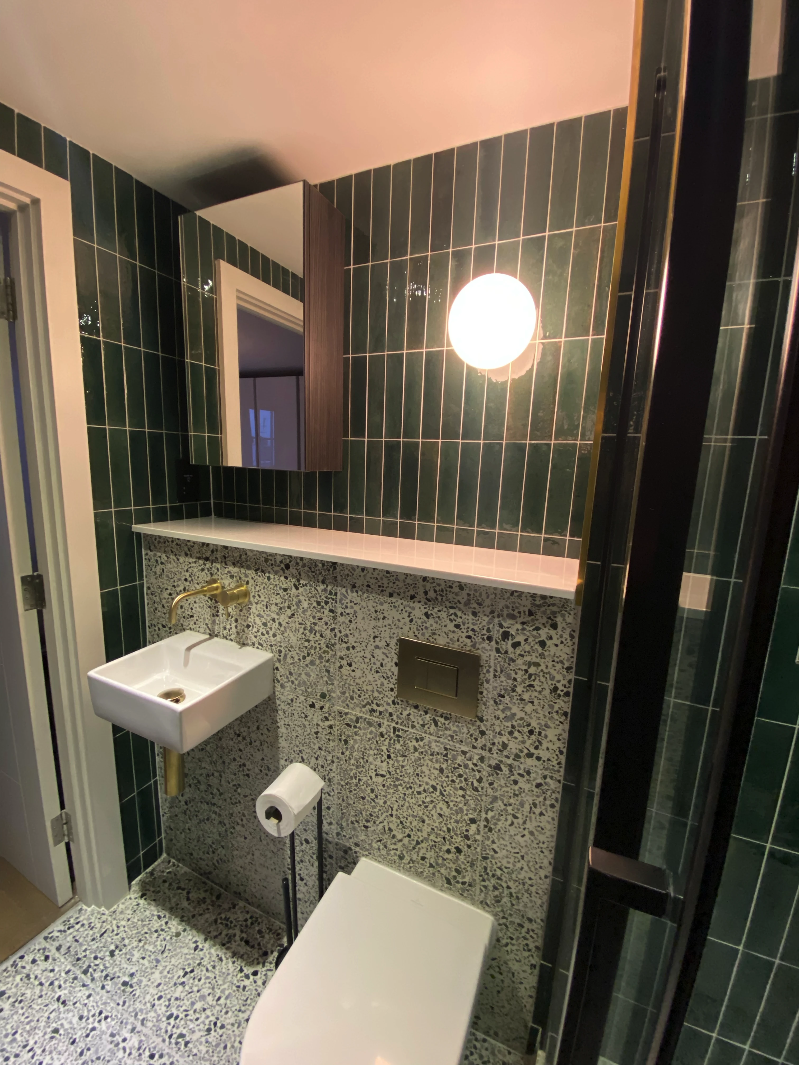Two Bathroom Renovations in E9, completed project photograph 18