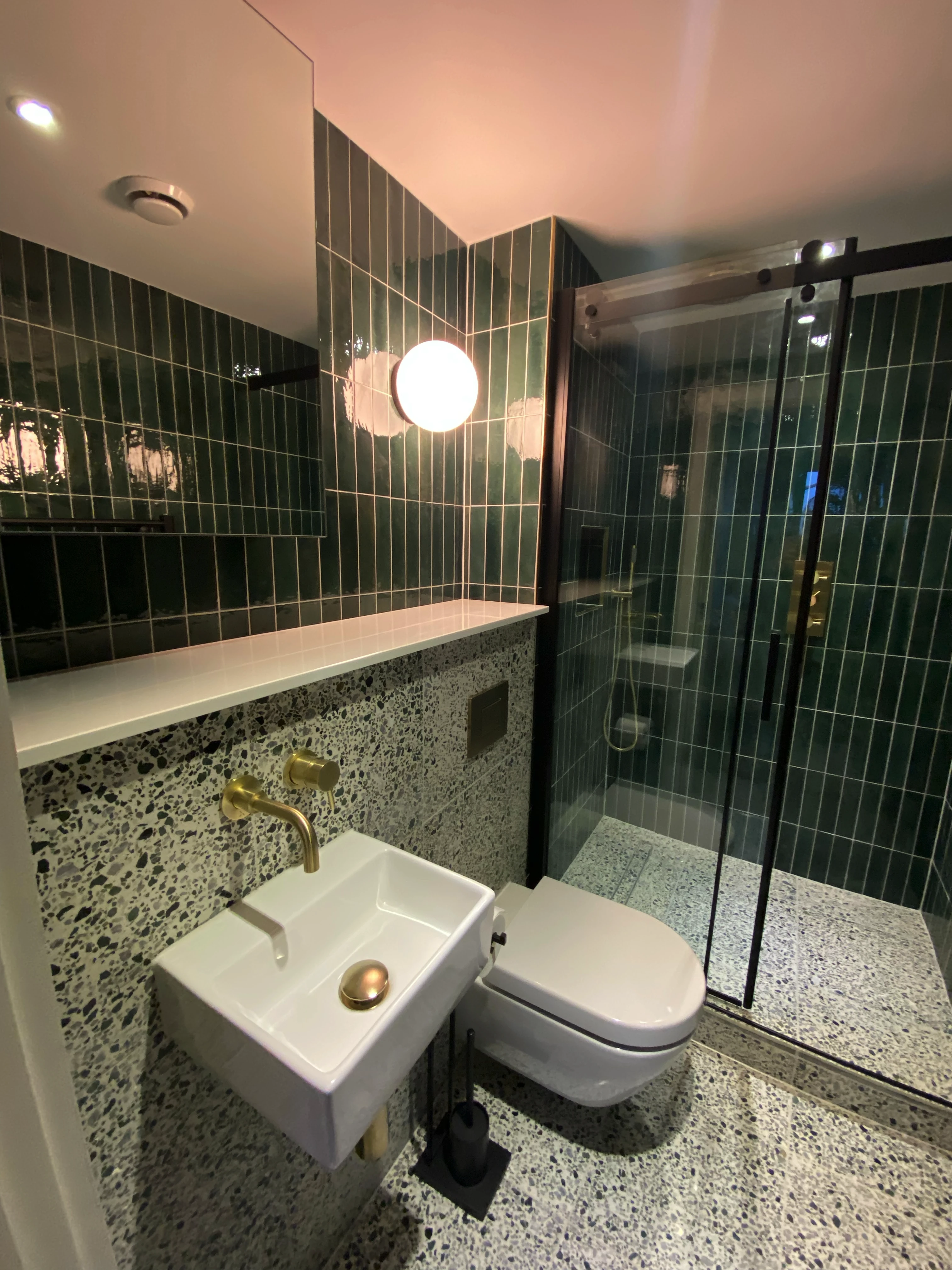 Two Bathroom Renovations in E9, completed project photograph 19